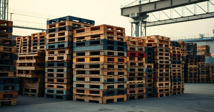 Como Comprar Paletes Usados e Economizar em Sua Logística