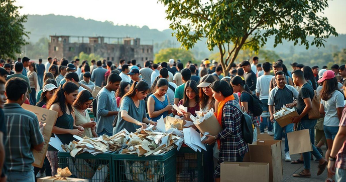 Coleta de resíduo de papel e papelão para um futuro sustentável Coleta de resíduo de papel e papelão para um futuro sustentável