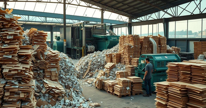 Descubra como uma empresa de reciclagem de papel e palelão transforma resíduos em recursos valiosos Descubra como uma empresa de reciclagem de papel e palelão transforma resíduos em recursos valiosos