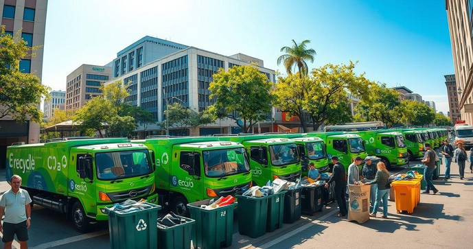 Transporte de resíduos recicláveis é essencial para a sustentabilidade e o meio ambiente. Descubra como otimizar esse processo. Transporte de resíduos recicláveis é essencial para a sustentabilidade e o meio ambiente. Descubra como otimizar esse processo.